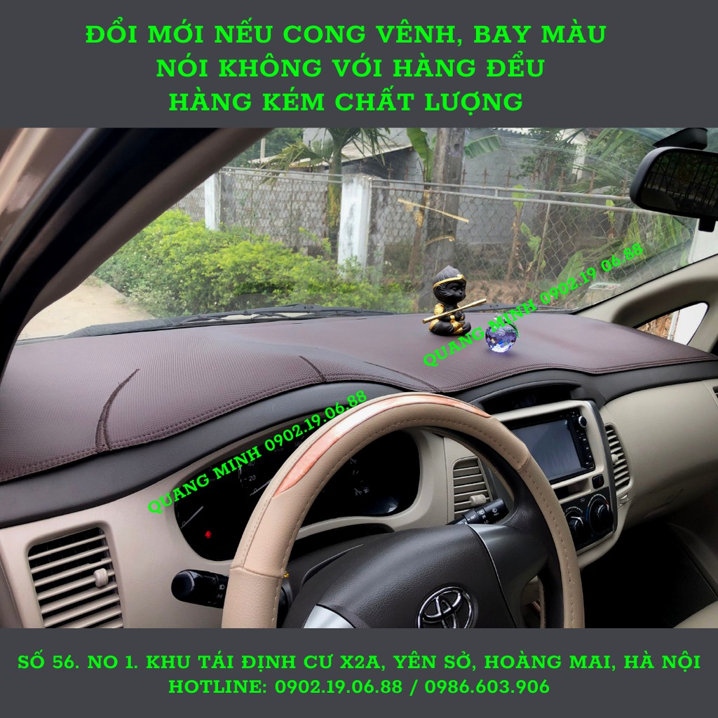 THẢM TAPLO DA CAO CẤP XE TOYOTA INNOVA 2007 - 2015