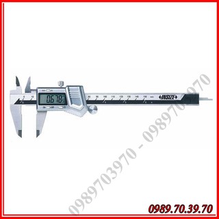Thước cặp điện tử insize 1114 vỏ hợp kim dùng trong CNC độ chính xác cao , thước kẹp size 150 200 300mm hệ mm và inch