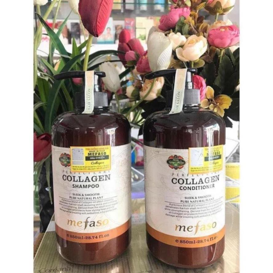 Bộ Dầu Gội Dầu Xả Colagen Mefaso Dưỡng Ẩm , Phục Hồi Hư Tổn Giúp Tóc Chắc Khỏe | BigBuy360 - bigbuy360.vn
