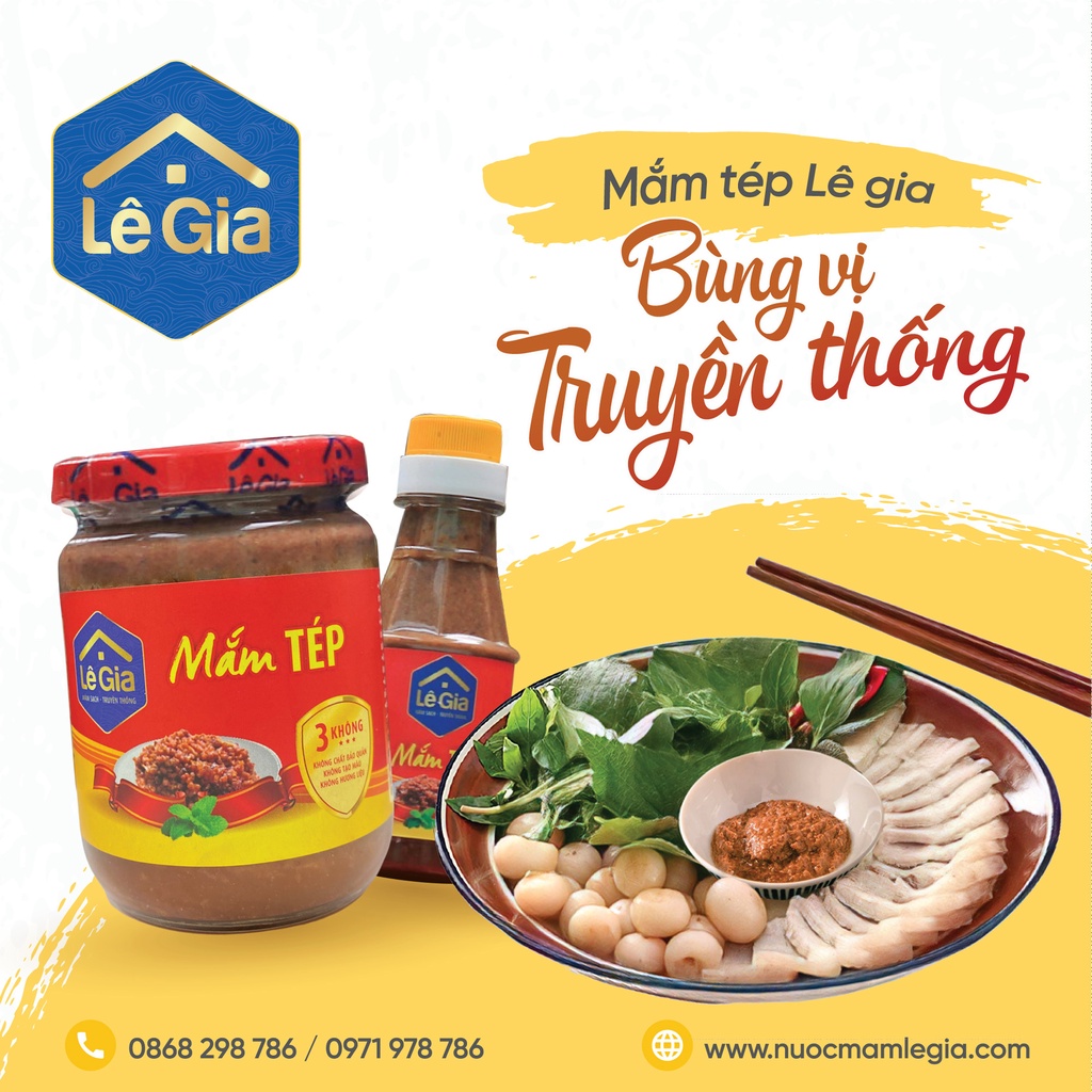 Mắm tép Lê Gia chai nhựa pet 110g