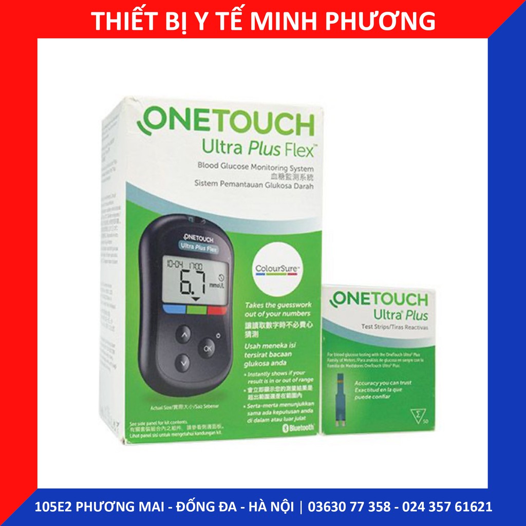 [CHÍNH HÃNG] Máy đo đường huyết ONETOUCH Ultra Plus Flex