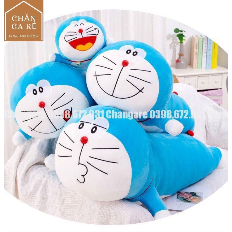 Gấu bông Doremon đủ size siêu đẹp size 60cm 80cm 1m,1m2,1m4, Gối ôm Doremon siêu to khổng lồ,mềm mịn co giãn 4 chiều