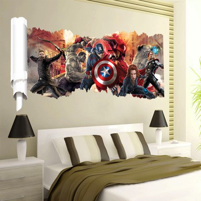 🌕 Decal Tranh dán tường Avenger - Biệt đội siêu anh hùng🌕🌙🌕