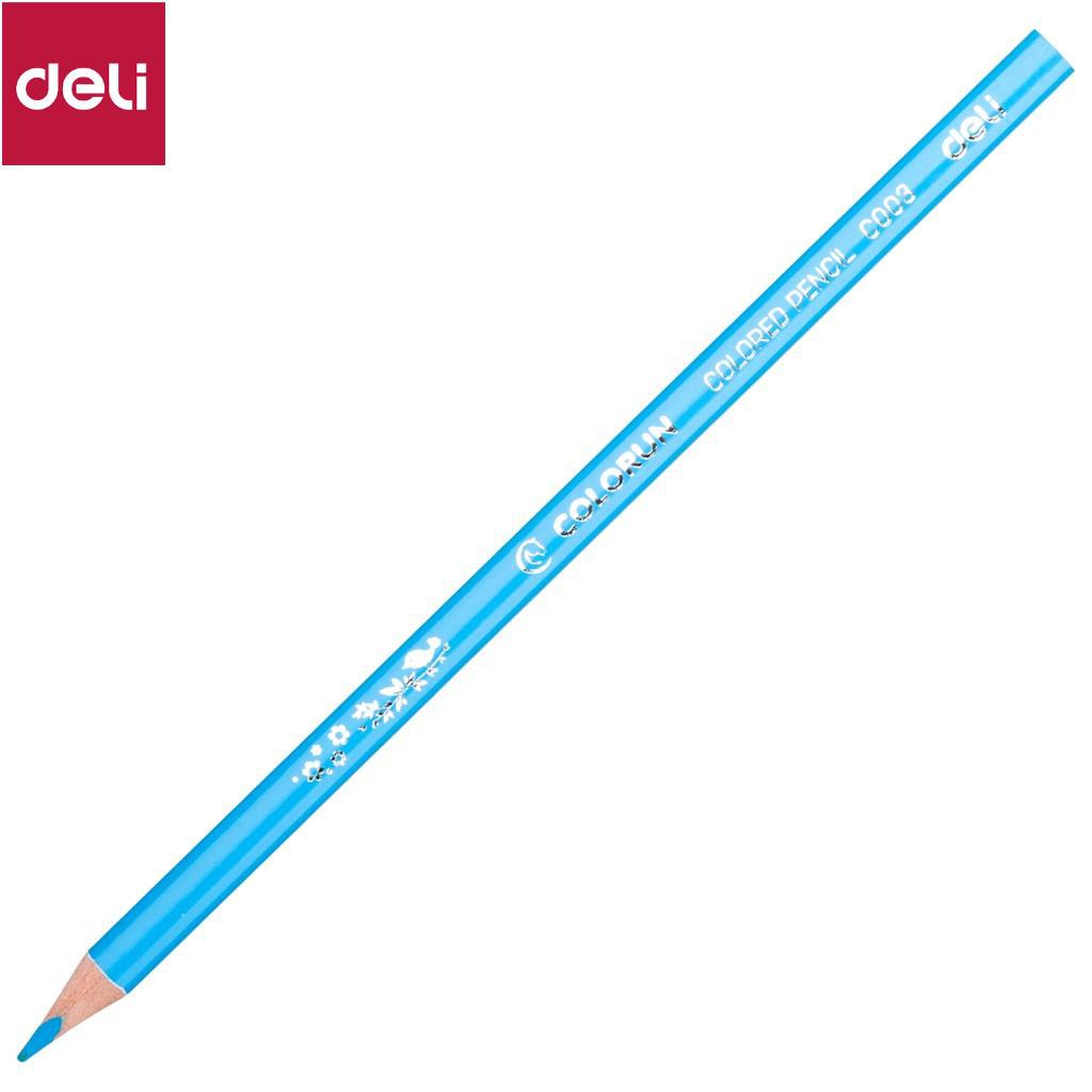 Bút chì màu học sinh Deli - Có kèm gọt chì ở nắp - Cỡ φ2.9mm - 12/24/36 màu/hộp - EC00307/EC00327/EC00337 [Deli]