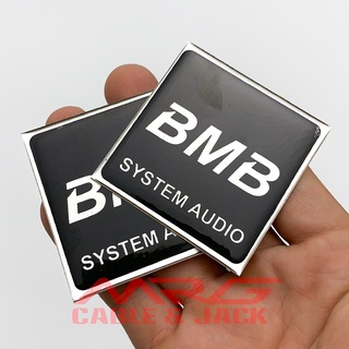 Tem Loa BMB vuông 5cm x 5cm, giá 1 đôi.
