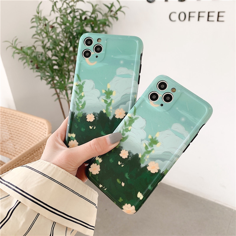 Ốp điện thoại TPU tranh sơn dầu iPhone 11 Pro MAX i7 i8 Plus XR XS MAX SE 2020 | BigBuy360 - bigbuy360.vn