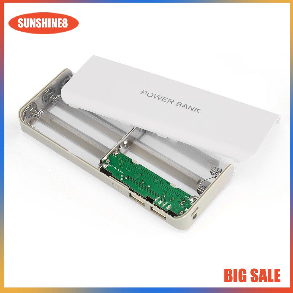 【SUN】[NEW]13000mah PowerBank Case Portable Mobile Phone Two USB Interface Charging Bank