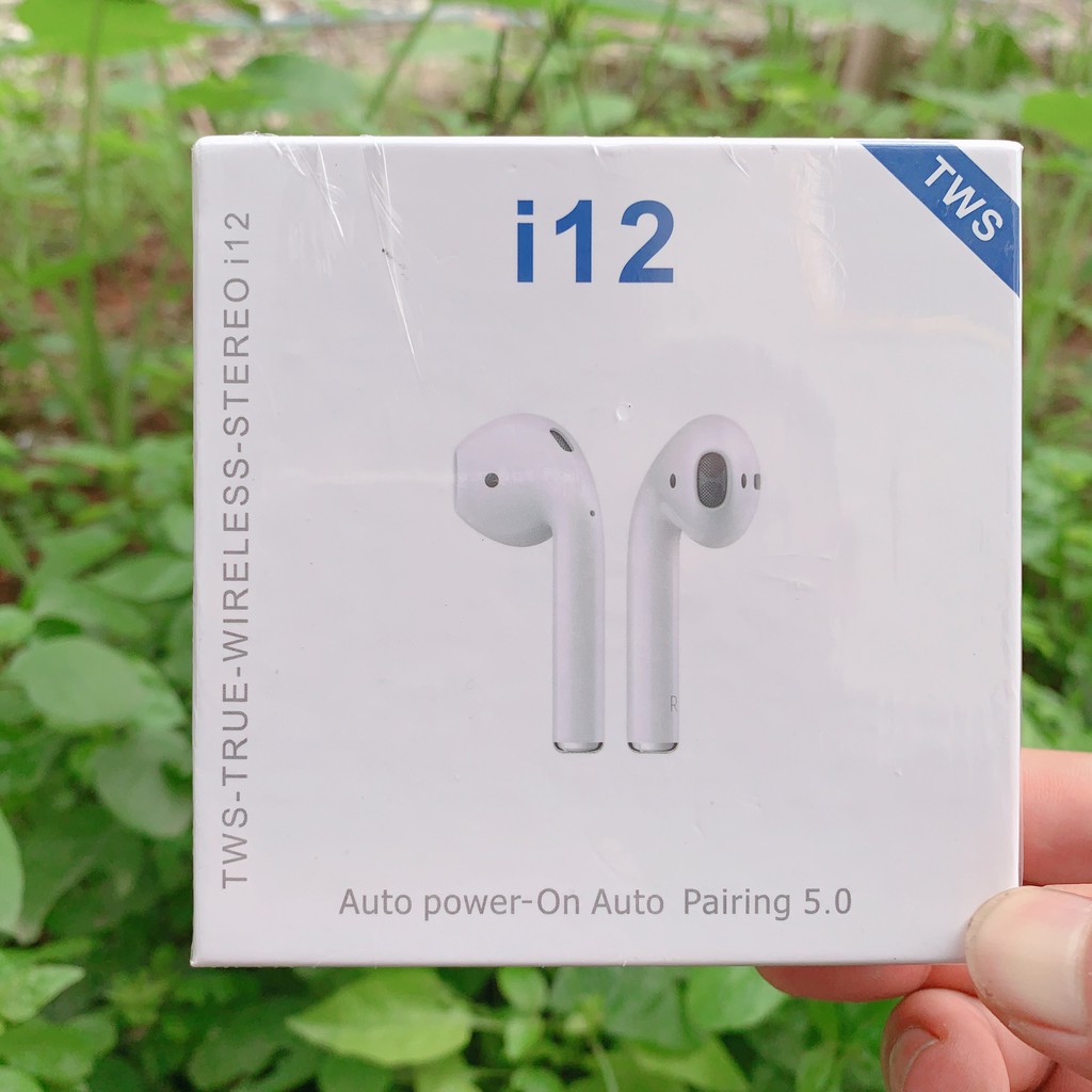 TAI NGHE I12 TWS BLUETOOTHCẢM BIẾN VÂN TAY CỰC NHẬY