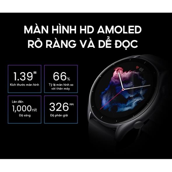 Đồng Hồ Thông Minh Amazfit GTR 3 - Tiếng Việt - BH 12 Tháng