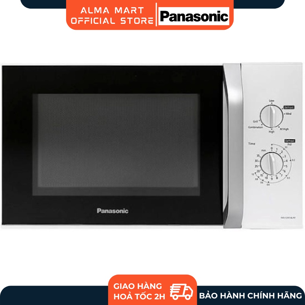 Lò Vi Sóng Có Nướng Panasonic NN-GM34JMYUE - Bảo Hành 12 Tháng - Hàng Chính Hãng