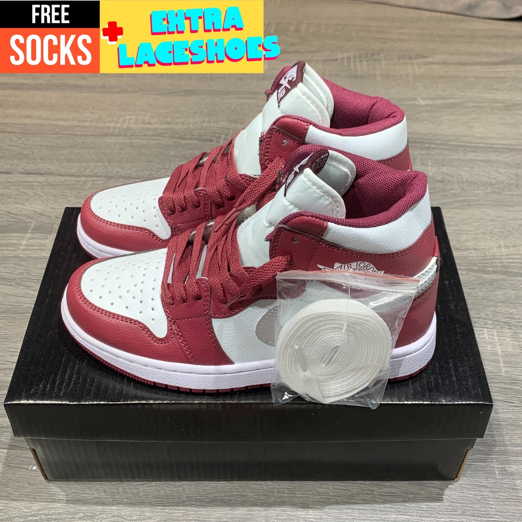 Giày J.D.1 High Bor.deaux