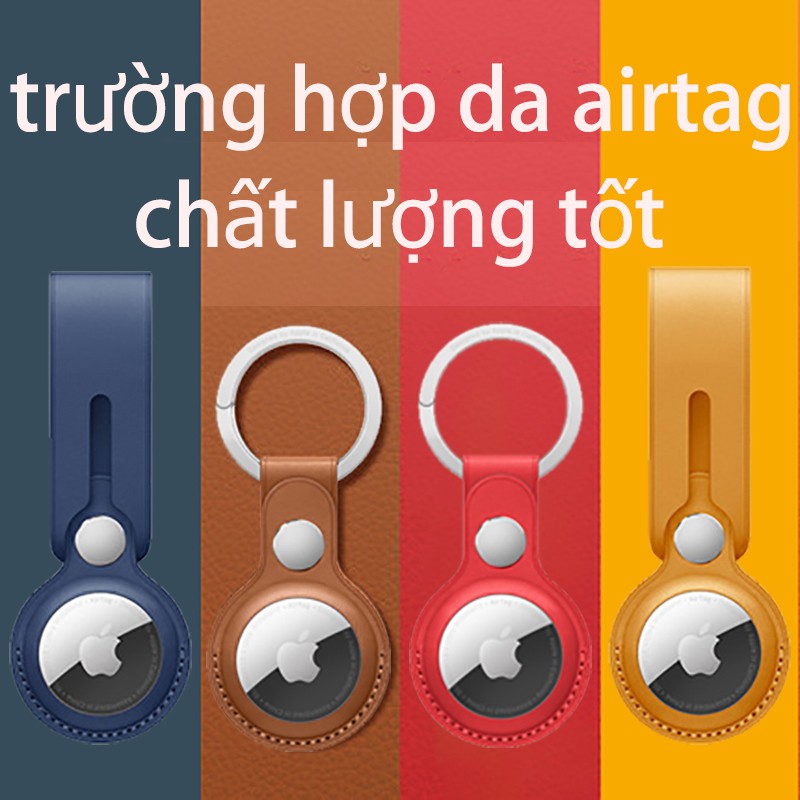 🌟CHÍNH HÃNG🌟Phụ kiện Bao da Apple Airtag x level da, Silicon Siêu Mỏng Bảo Vệ Cho Thiết Bị định vị không dây