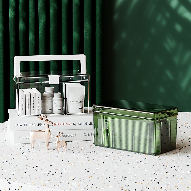 Hộp Đựng Thuốc Bằng Nhựa Trong Suốt Sức Chứa Lớn Tiện Dụng