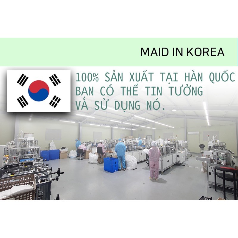 khẩu trang nhập khẩu hàn quốc kf94 túi 25 miếng khẩu trang chống bụi