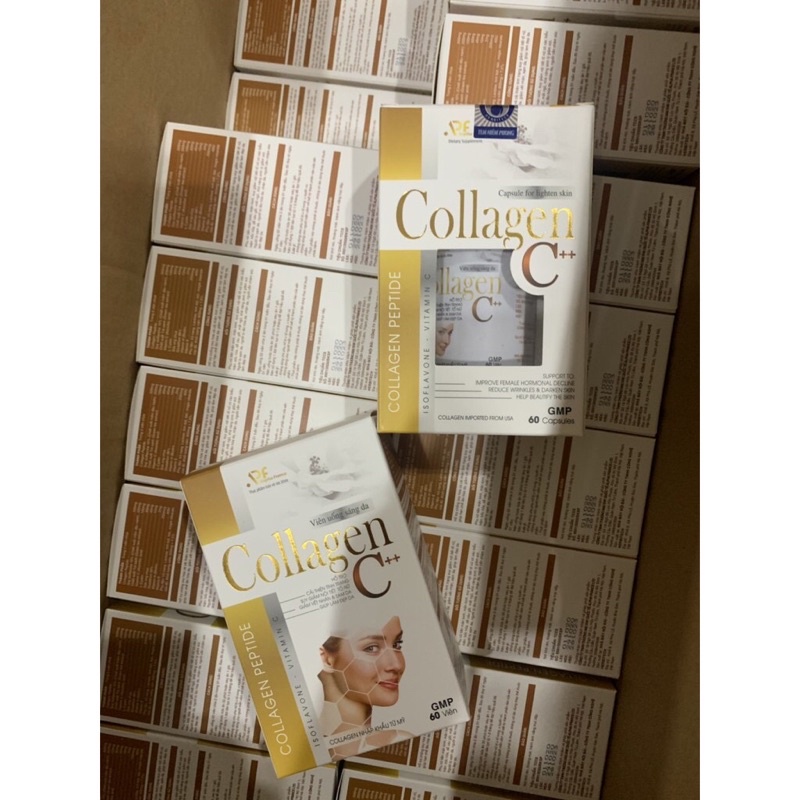 Collagen + C++ Viên uống sáng da, chống lão hoá chai 60 viên