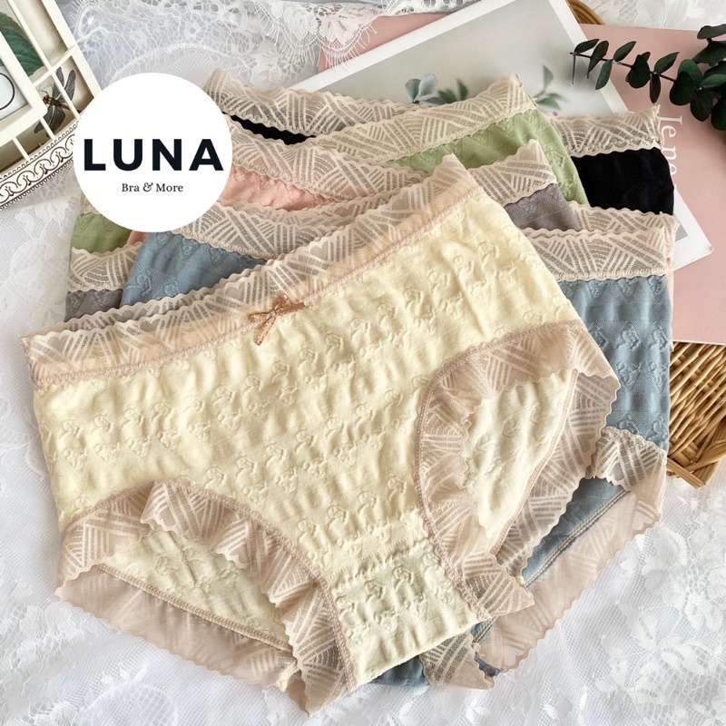 Quần lót nữ cao cấp cotton kháng khuẩn CLOUDY mã Q55 LUNABRA