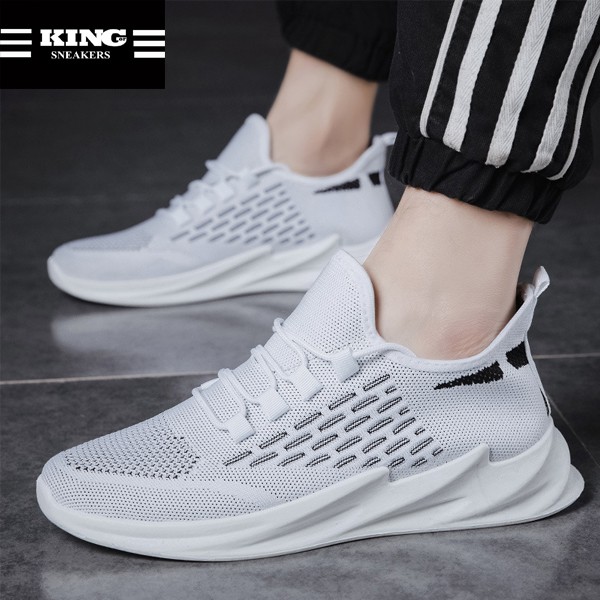 Giày sneaker nam thể thao thời trang cao cấp màu trắng giá rẻ cho học sinh (KING SHOES) mã SUT | BigBuy360 - bigbuy360.vn