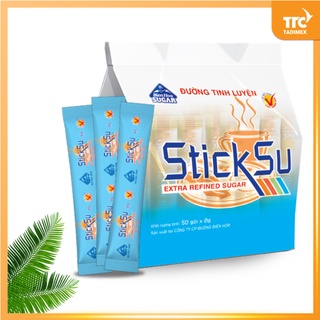 Combo 5 Túi Đường Sticksu 6g/que (túi 300g - 50 que)