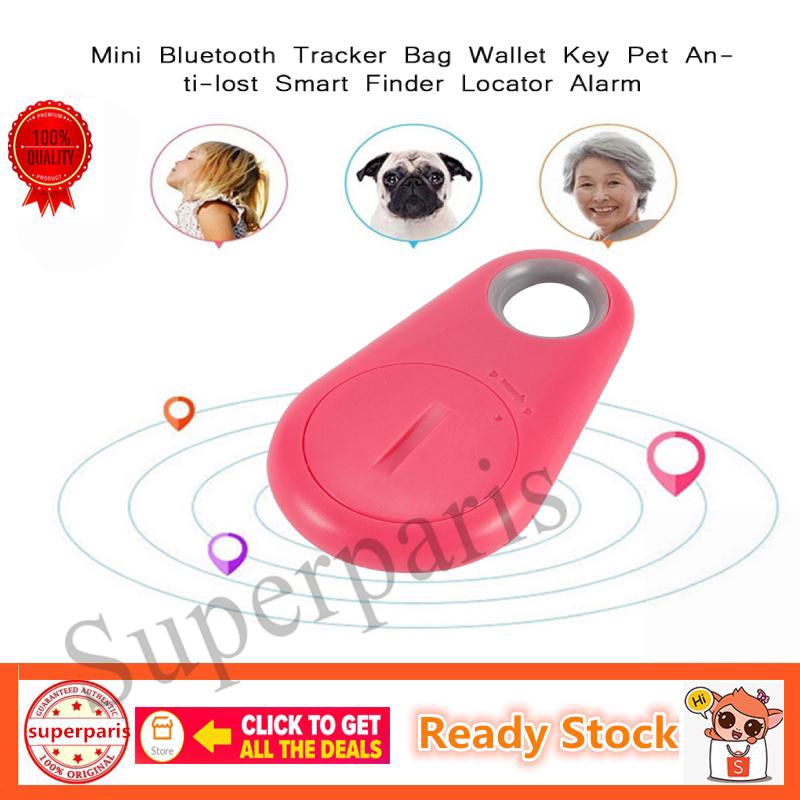 【superparis】Mini Bluetooth Tracker Bag Wallet Key Pet Anti-lost Smart Finder Locator Alarm