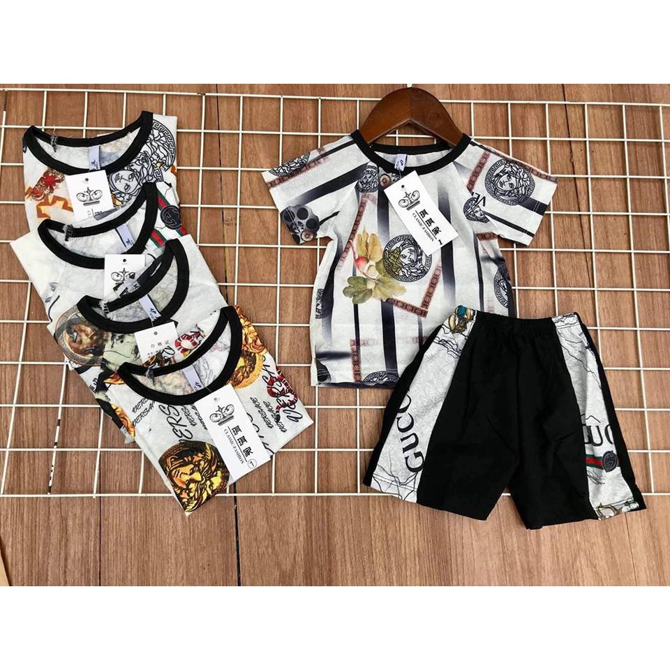 Combo 2 bộ đồ lưới cho bé 8-12kg