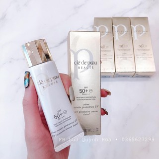 Kem chống nắng Cle De peau SPF50 tone trắng hồng Pink