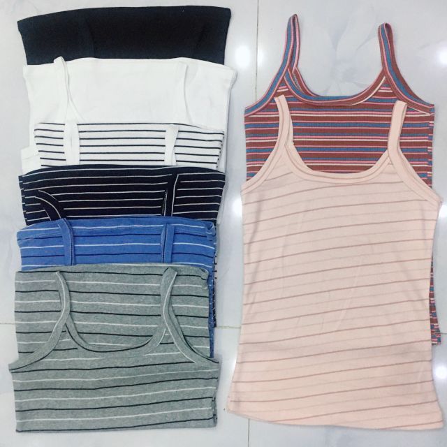 Áo sọc 2 dây mát mịn | BigBuy360 - bigbuy360.vn