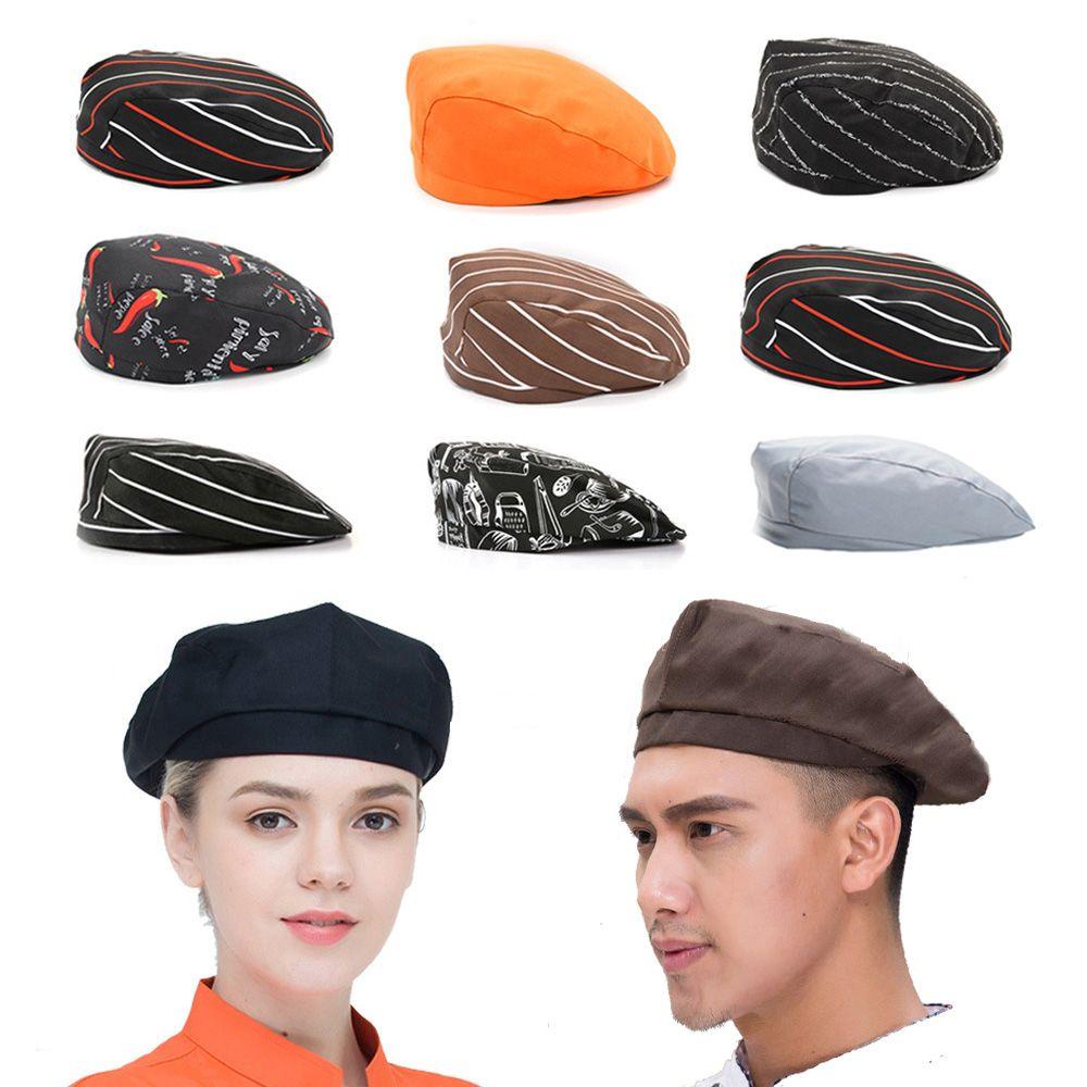 Mũ Beret Vải Cotton Dành Cho Đầu Bếp Nhà Hàng