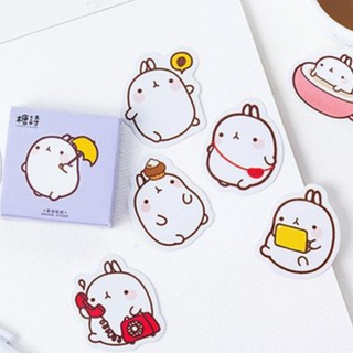 Hộp 45 miếng sticker mẫu thỏ khoai tây