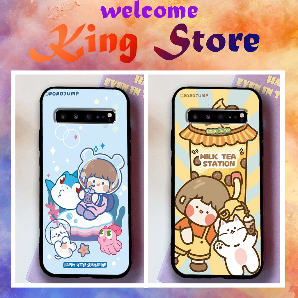 Ốp lưng Samsung S10/S10 5G/S10 Lite/S10 Plus in hình bé trà sữa siêu đẹp, độc, lạ_KINGSTORE.HN_Ốp SS S10_5G/Lite/Plus