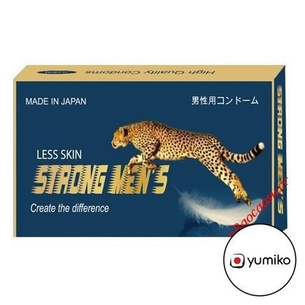 [Made In Japan] Bao Cao Su STRONG MEN LESS SKIN - Kéo Dài Cuộc Yêu - Hộp 12c