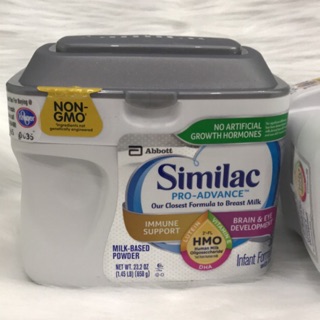 [Date 12/2020]-Sữa Similac Pro Advance HMO (NON GMO) nắp xám của Mỹ- 658g