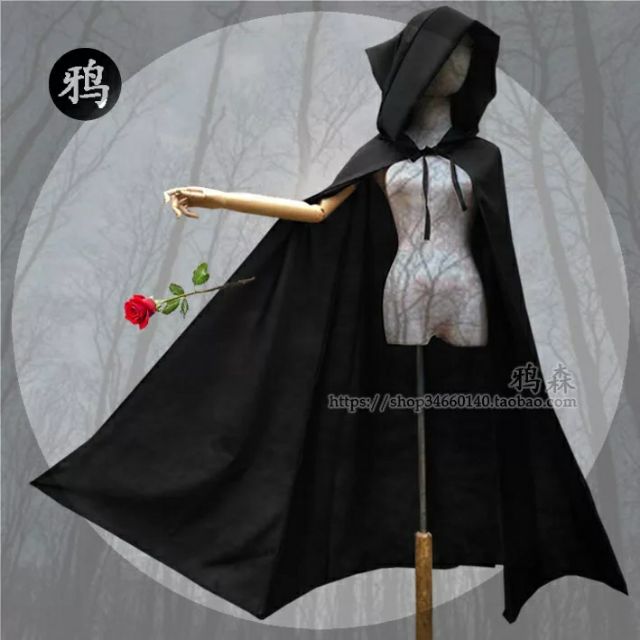 [Mã SKAMLTSM9 giảm 10% đơn 99K] Áo Choàng Phù Thuỷ Hoá Trang Halloween