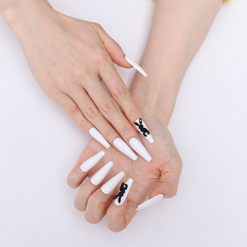 Bộ Móng Tay Giả Múa Ba Lê Bằng Acrylic Có Thể Tháo Rời Ốp