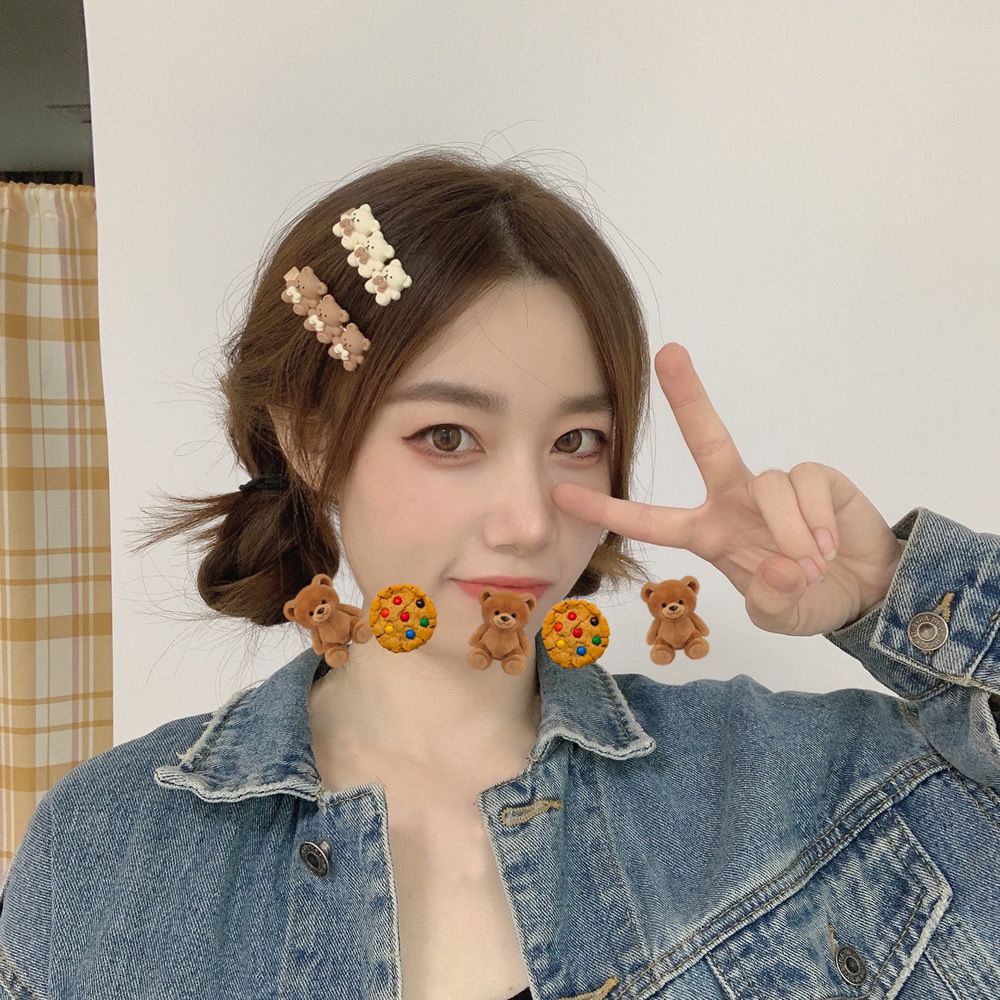 Dây Buộc Tóc Co Giãn Phong Cách Hàn Quốc Cho Nữ Giá Đỡ