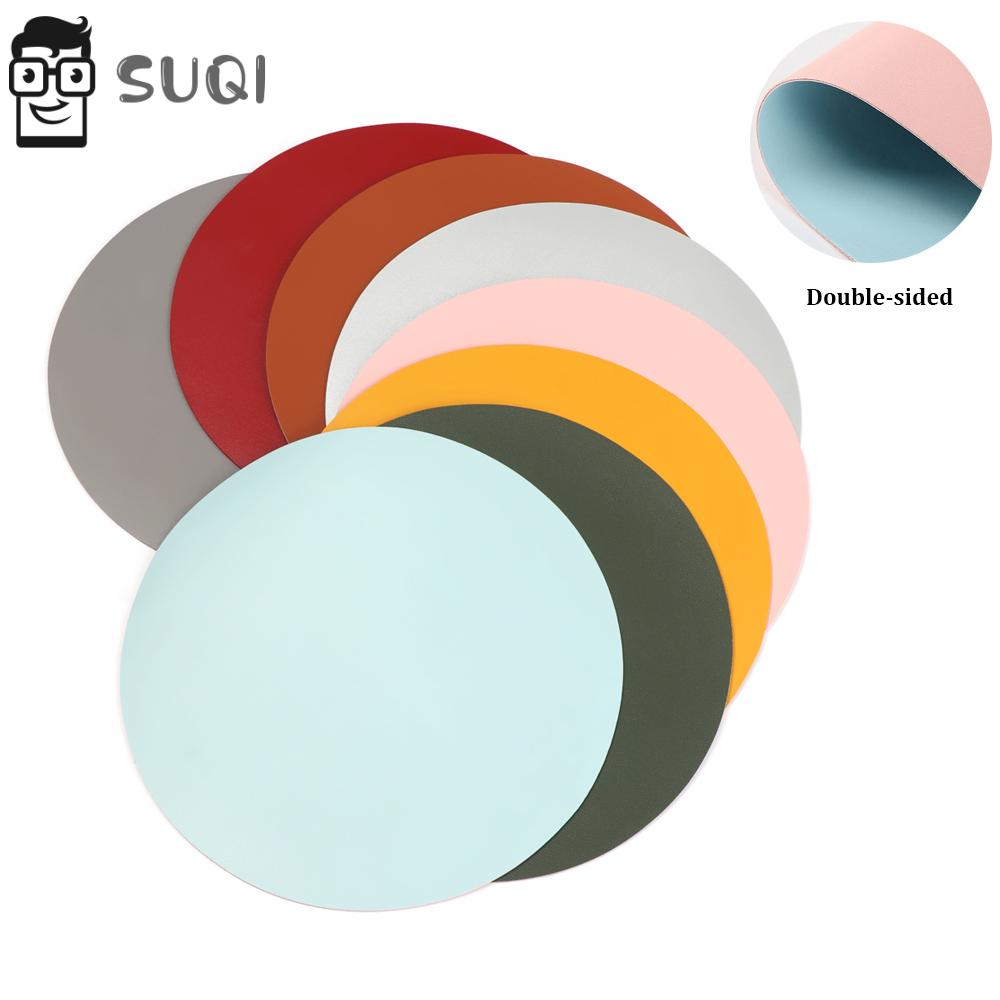 Thảm Lót Chuột Và Bàn Phím Máy Tính Bằng Da Pu Siêu Mềm Chống Trượt Chống Thấm Nước Nhiều Màu