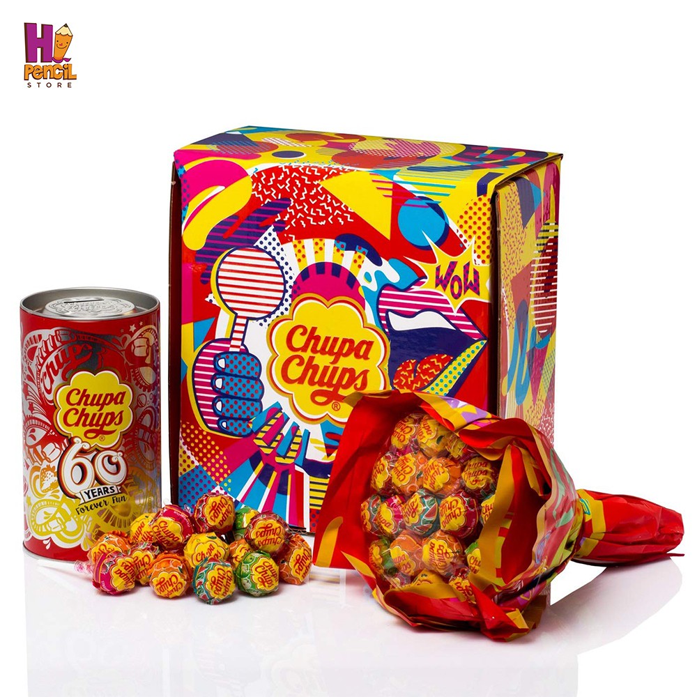 Bộ Quà Tặng Kẹo Ngọt Khổng Lồ Chupa Chups Cho Bé