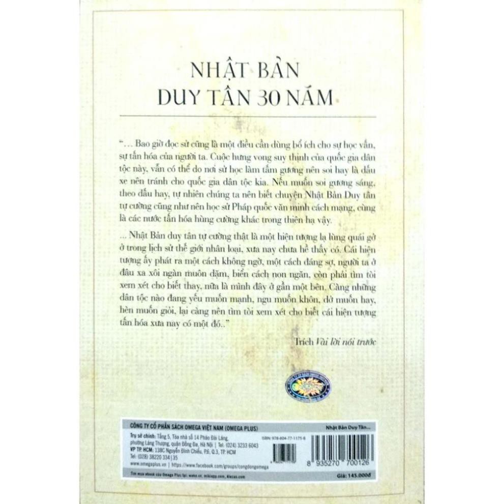 Sách Alphabooks - Nhật Bản duy tân 30 năm (Tái bản 2018)