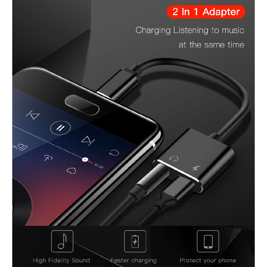 Type C Adapter Aux Audio Adapter USB Type C to 3.5mm Jack Earphone Adapter For Xiaomi Mi 6 Huawei Smart Phones Android