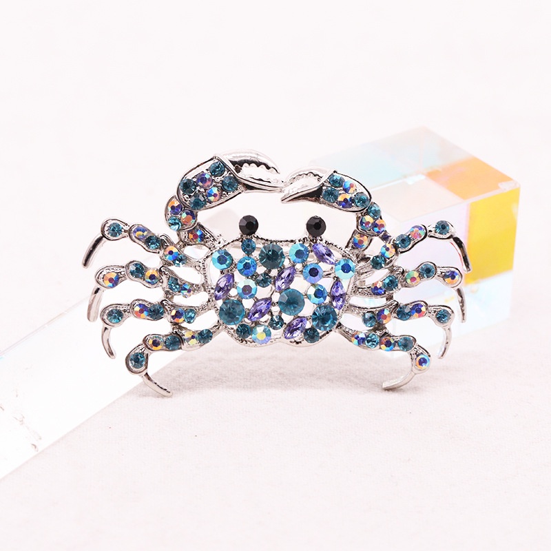 Ghim Cài Áo Hình Con Cua Đính Đá Thời Trang