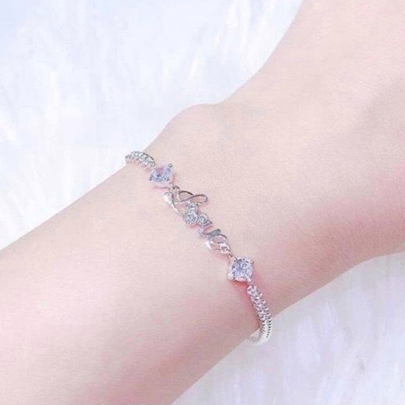 Lắc tay bạc chữ LOVE - Lắc tay bạc thời trang