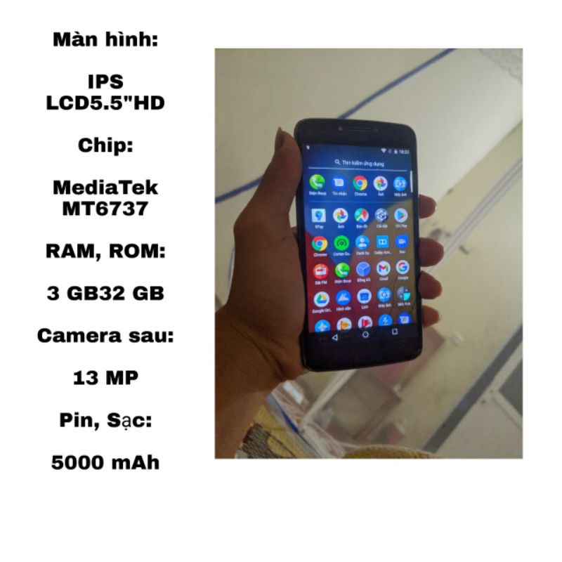 Điện thoại Motorola Moto E4 Plus 3/32GB pin 5000 mha