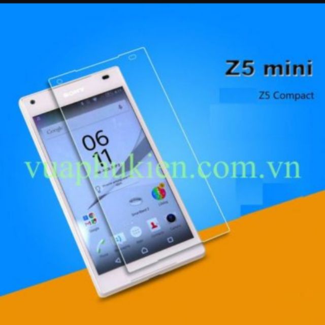 Bộ 3 tấm dán kính cường lực sony xperia Z5 Mini - Trong suốt