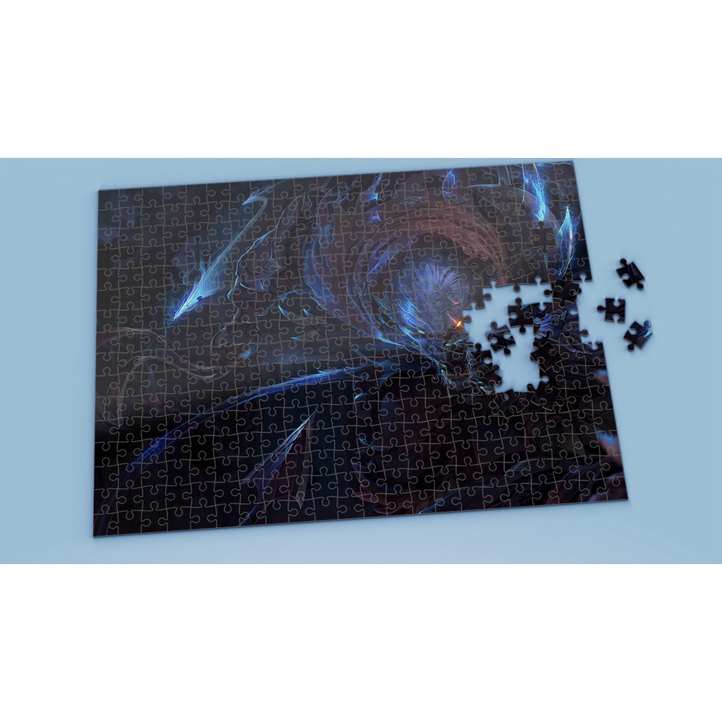 Tranh ghép hình A4, A5 League of Legends, xếp hình RENGAR - Mẫu 1