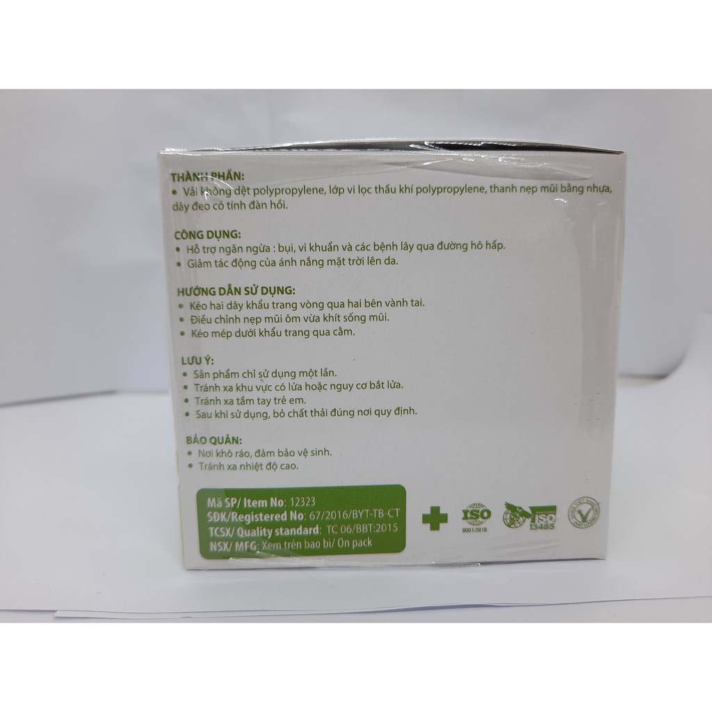 Khẩu trang econ 3 lớp bạch tuyết Màu xanh | BigBuy360 - bigbuy360.vn