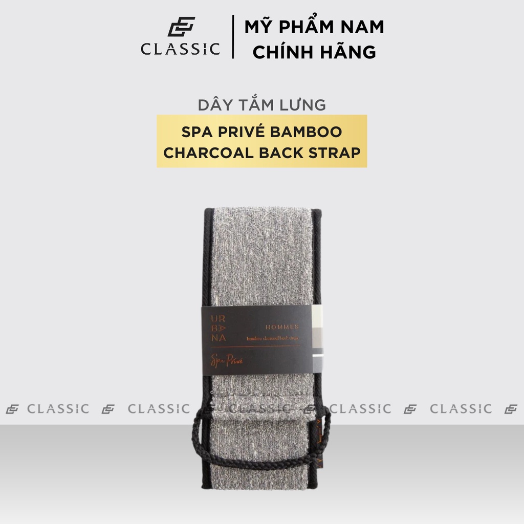 Dây tắm lưng Spa Privé Bamboo Charcoal Back Strap