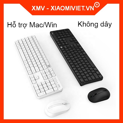 Bộ bàn phím và chuột không dây Xiaomi MIIIW MWWC01 - Hỗ trợ Win/Mac - Hàng chính hãng
