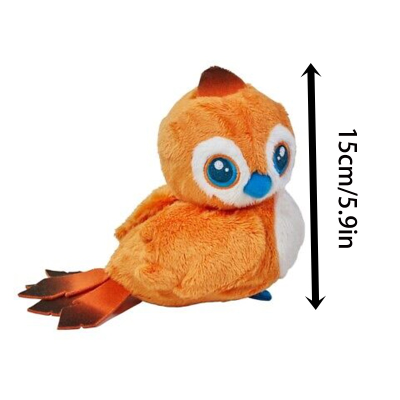 15cm WOW Pepe Bird Plush Toy Game World Hearthstone Pillow Stuffed Doll Orange Birds for Children kids gift