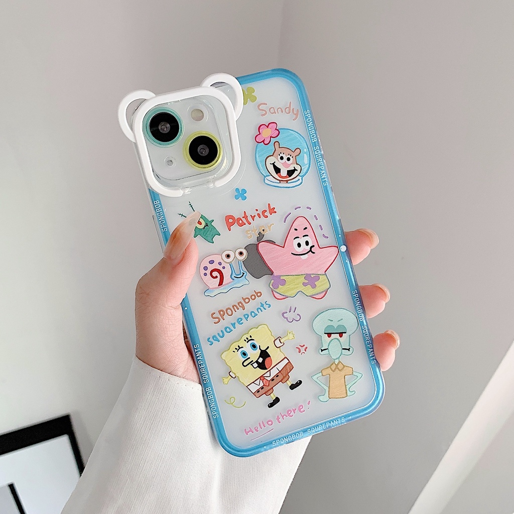 Ốp Điện Thoại Họa Tiết Hoạt Hình Sponge Bob Và Những Người Bạn Vui Nhộn Chống Sốc Thời Trang Bảo Vệ Toàn Diện