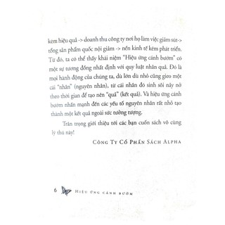 Sách Mới Alphabooks - Hiệu ứng cánh bướm - TB (Alpha Books)