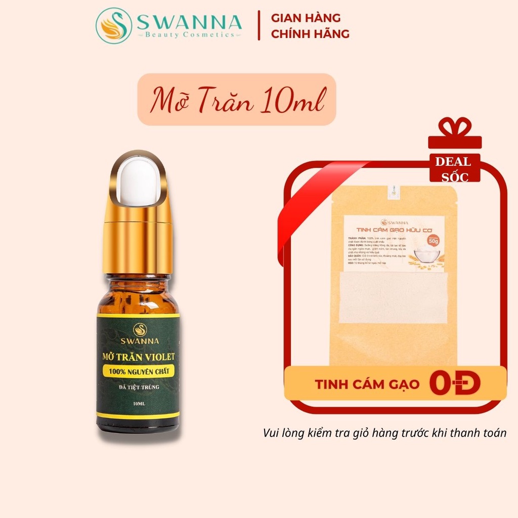 Mỡ Trăn Triệt Lông Vĩnh Viễn VIOLET 10ml Dưỡng Da, Làm Lành Vết Rạn, Thâm Môi, Nách An Toàn Hiệu Quả